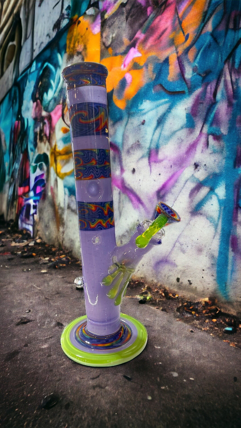 Uzzi glass Full Color Fully Worked Tube