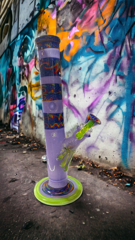 Uzzi glass Full Color Fully Worked Tube