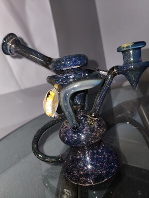 Jakers Glass Fume Over Galaxy dual uptake recycler
