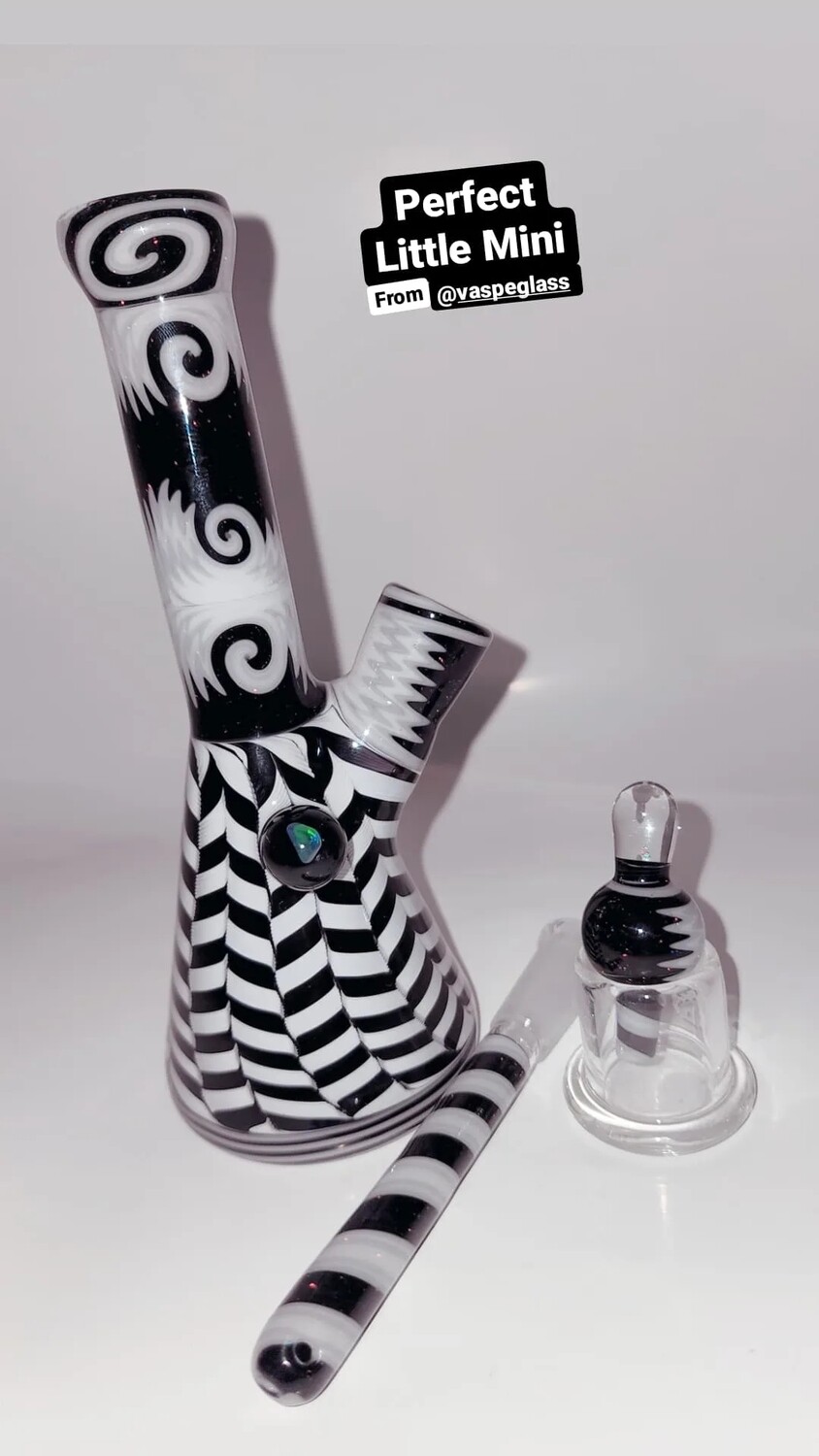 Vaspeglass Worked Crushed Opal Mini Rig