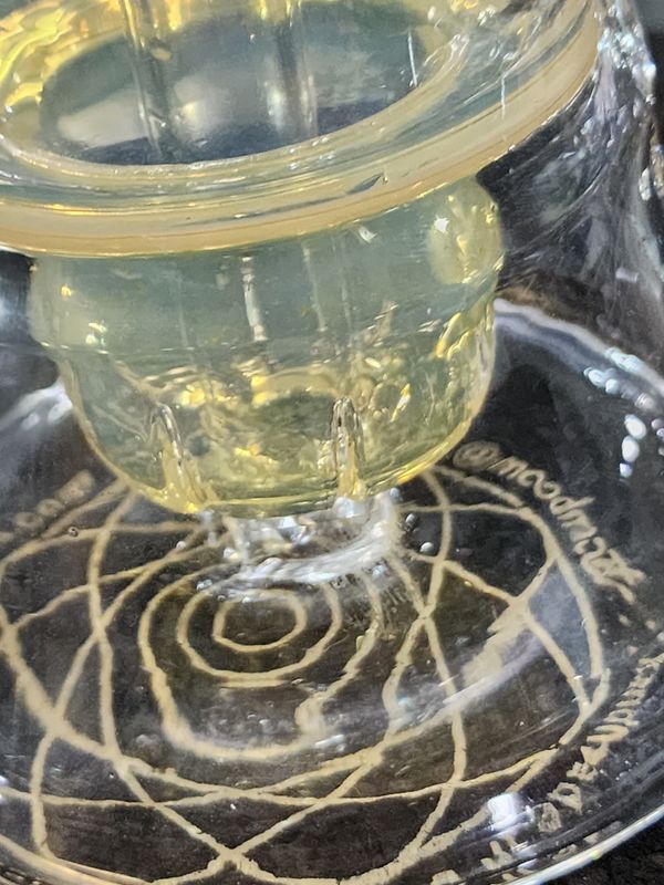 Namelessglass Double Wall Shredder Bottle Rig