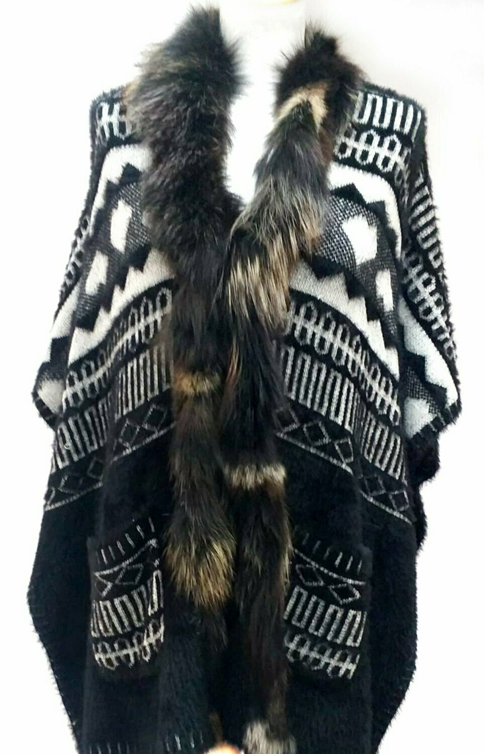 PONCHO LANA-ZORRO