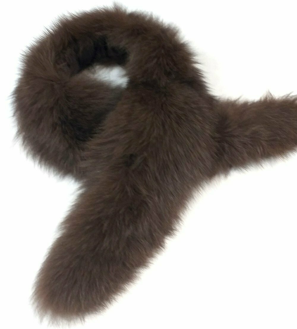 CUELLO ZORRO MARRON