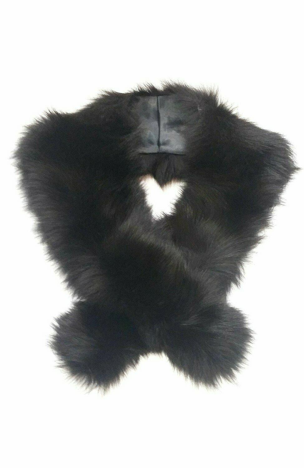 CUELLO ZORRO NEGRO