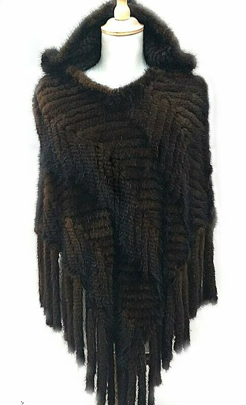 PONCHO VISON TRICOTADO PONCHO VISON TRICOTADO