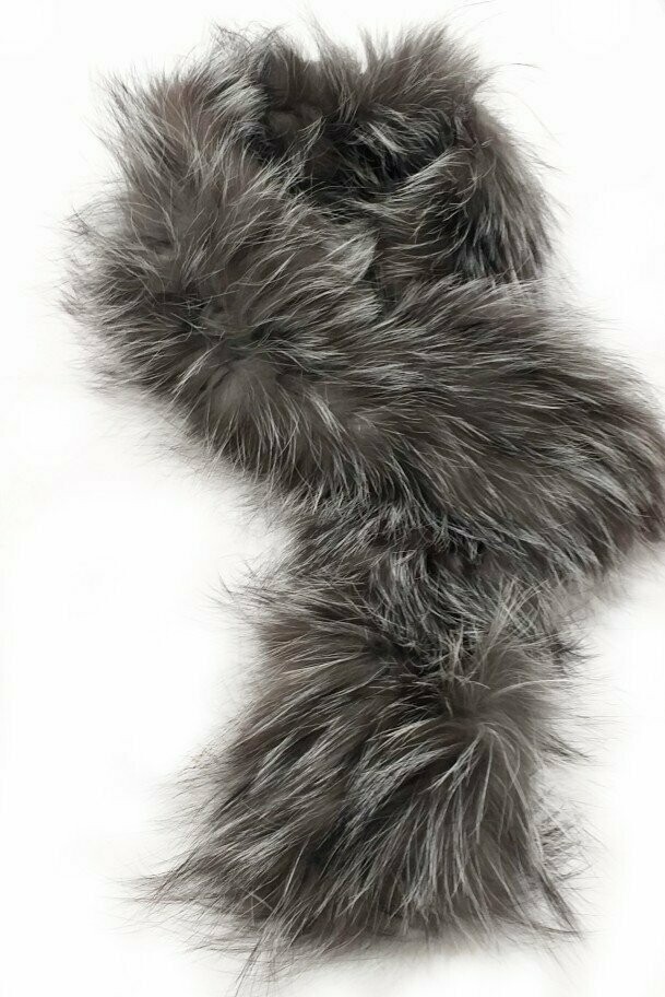 BUFANDA FOX ARGENTE