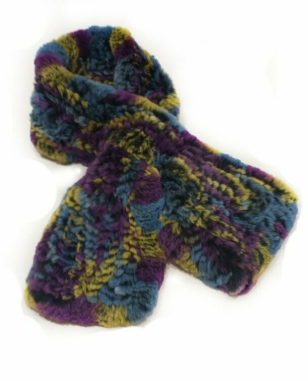 BUFANDA REX CORTA MULTICOLOR