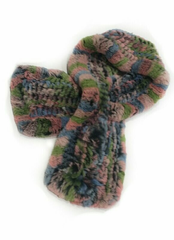 BUFANDA REX CORTA MULTICOLOR