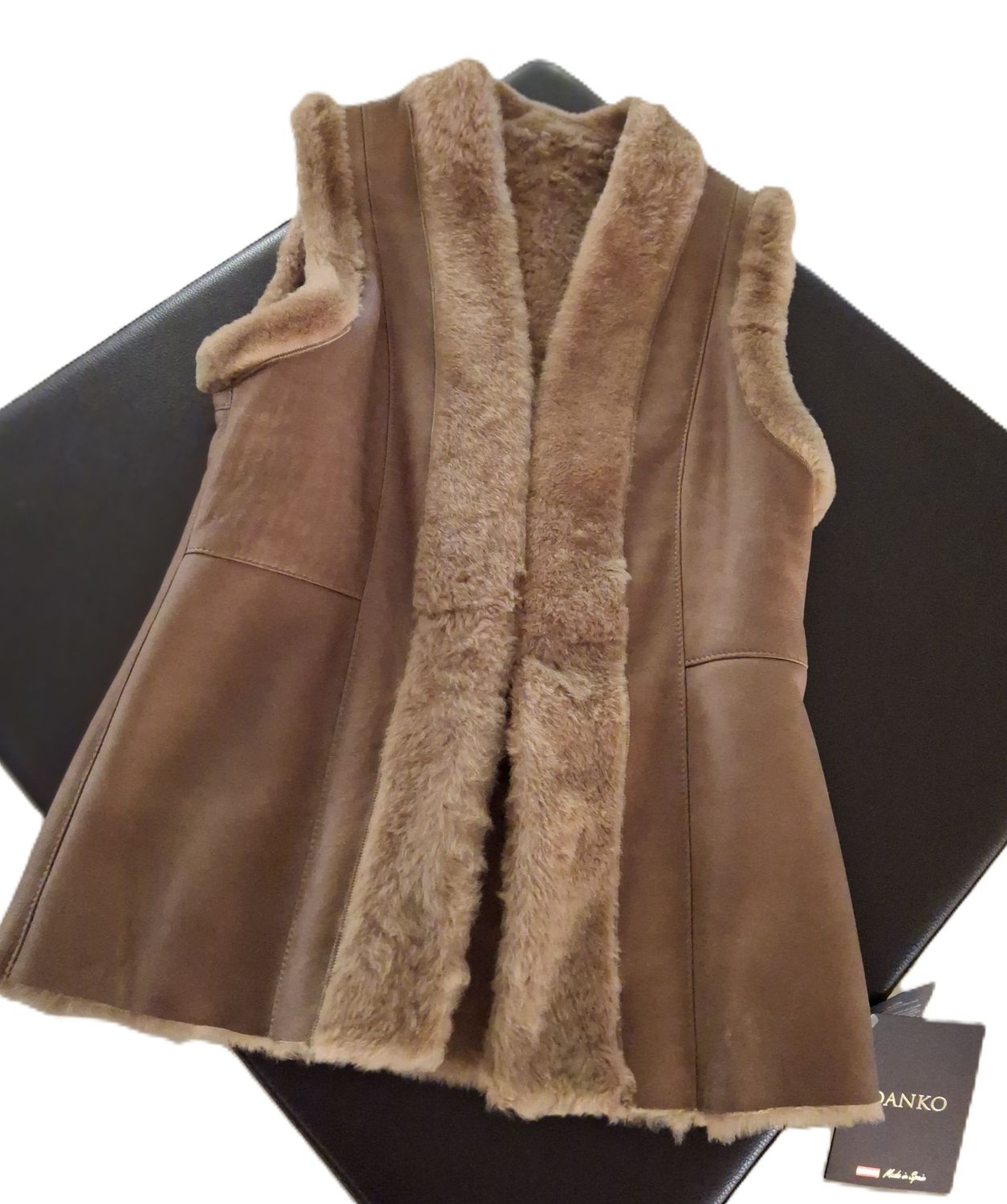 CHALECO PIEL VUELTA NAPADA CHALECO PIEL VUELTA NAPADA