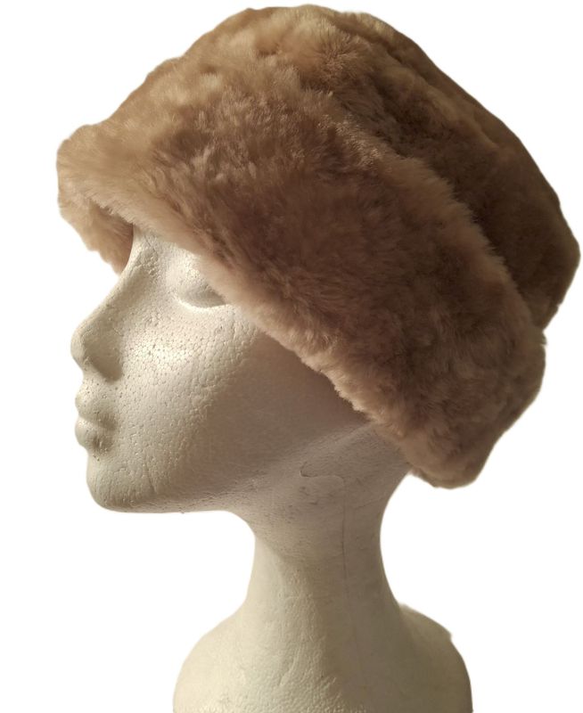 GORRO  RUSO MOUTON CAMEL