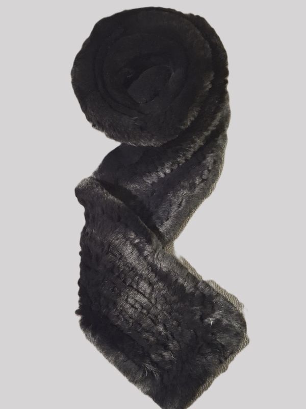 BUFANDA REX ARO NEGRA BUFANDA REX ARO NEGRA