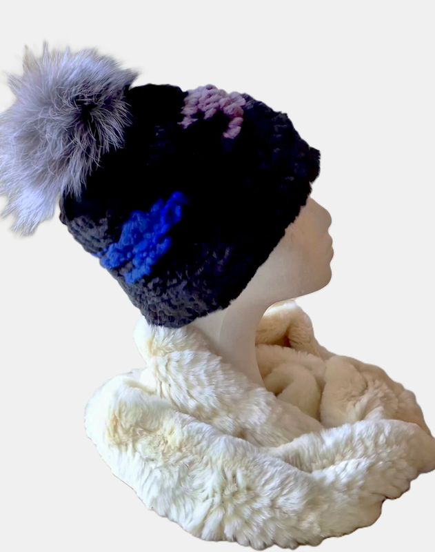 GORRO REX NEGRO COL PONPON GORRO REX NEGRO COL PONPON