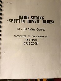 HARD SPRING:  Spuyten Duyvil Blues
