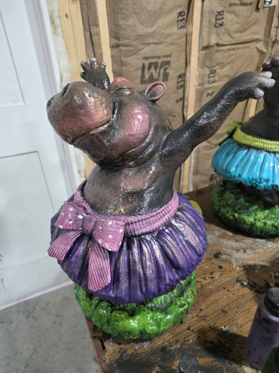 Ballerina Hippo (Porch size)