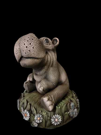 Sitting Adorable Hippo