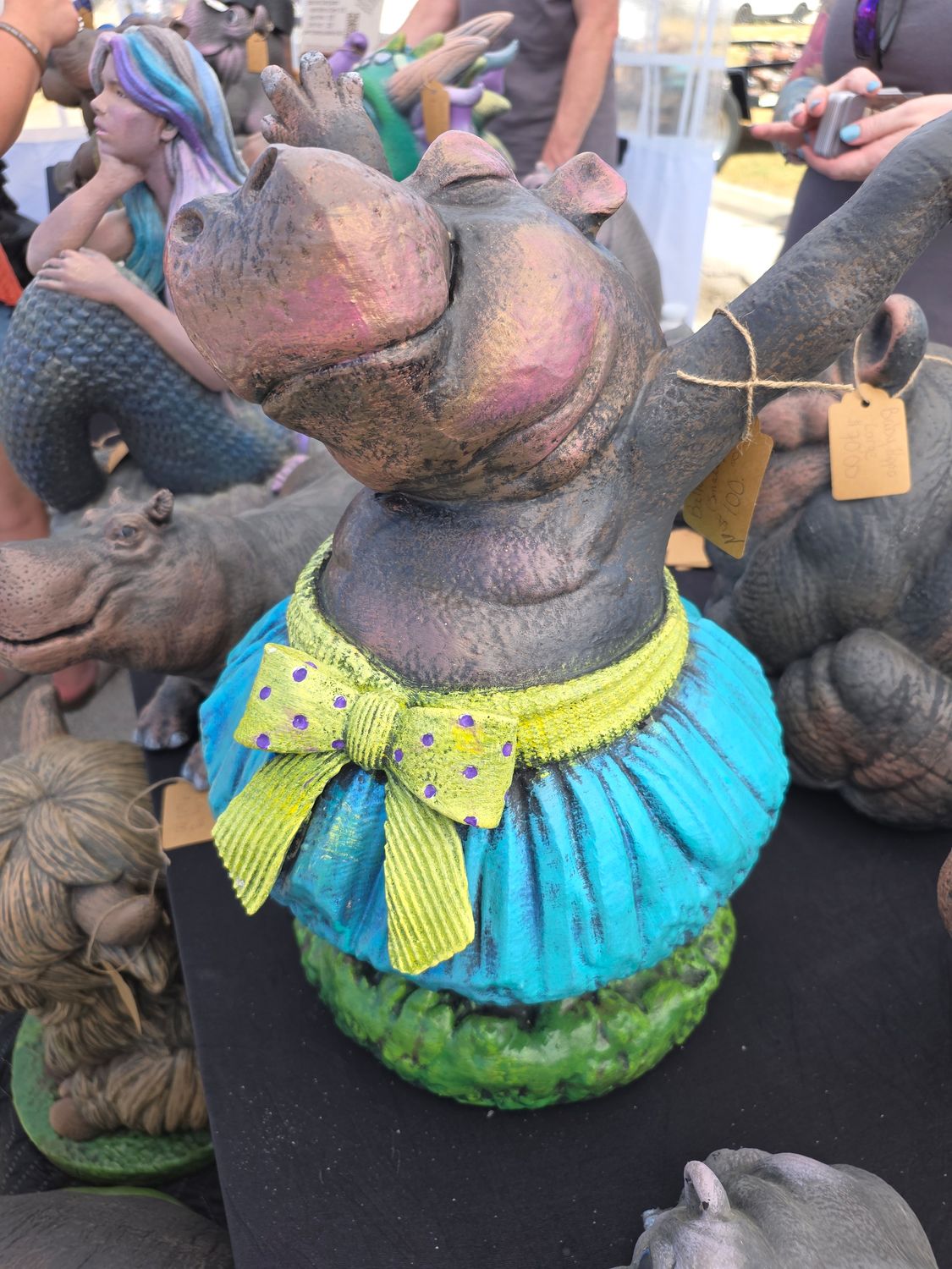 Ballerina Hippo (Porch size)