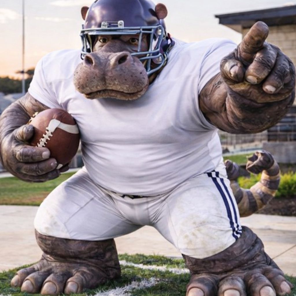 Football Hippo (Pre-order only) Football Hippo (Pre-order only)
