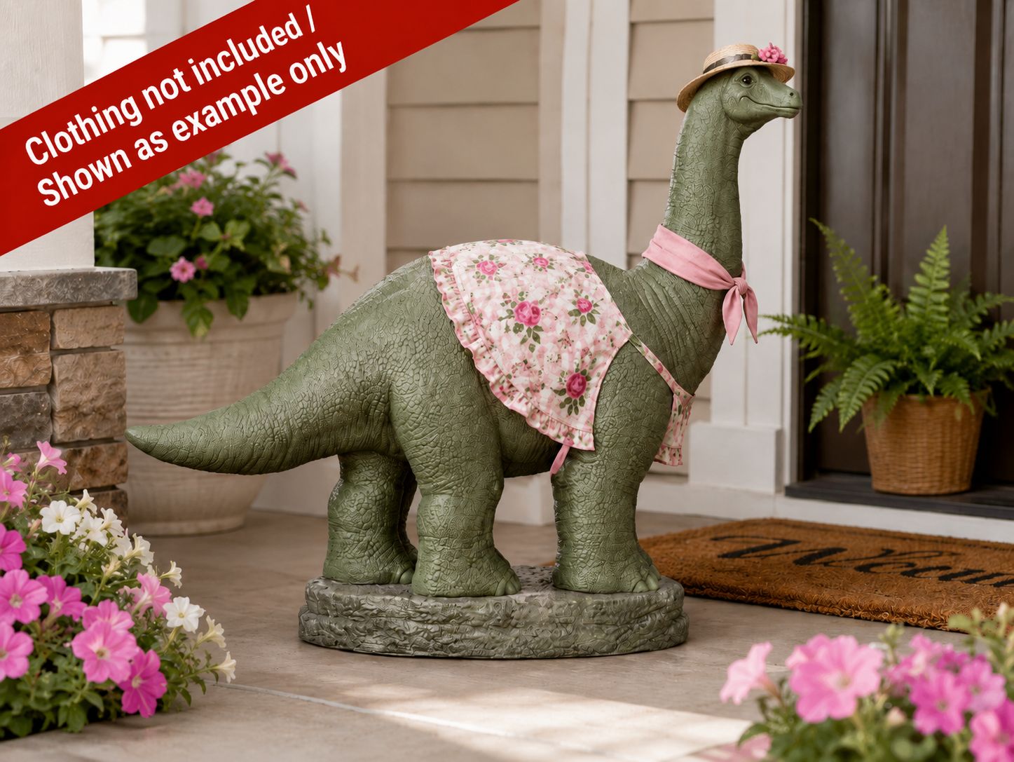 Porch Brontosaurus Dino