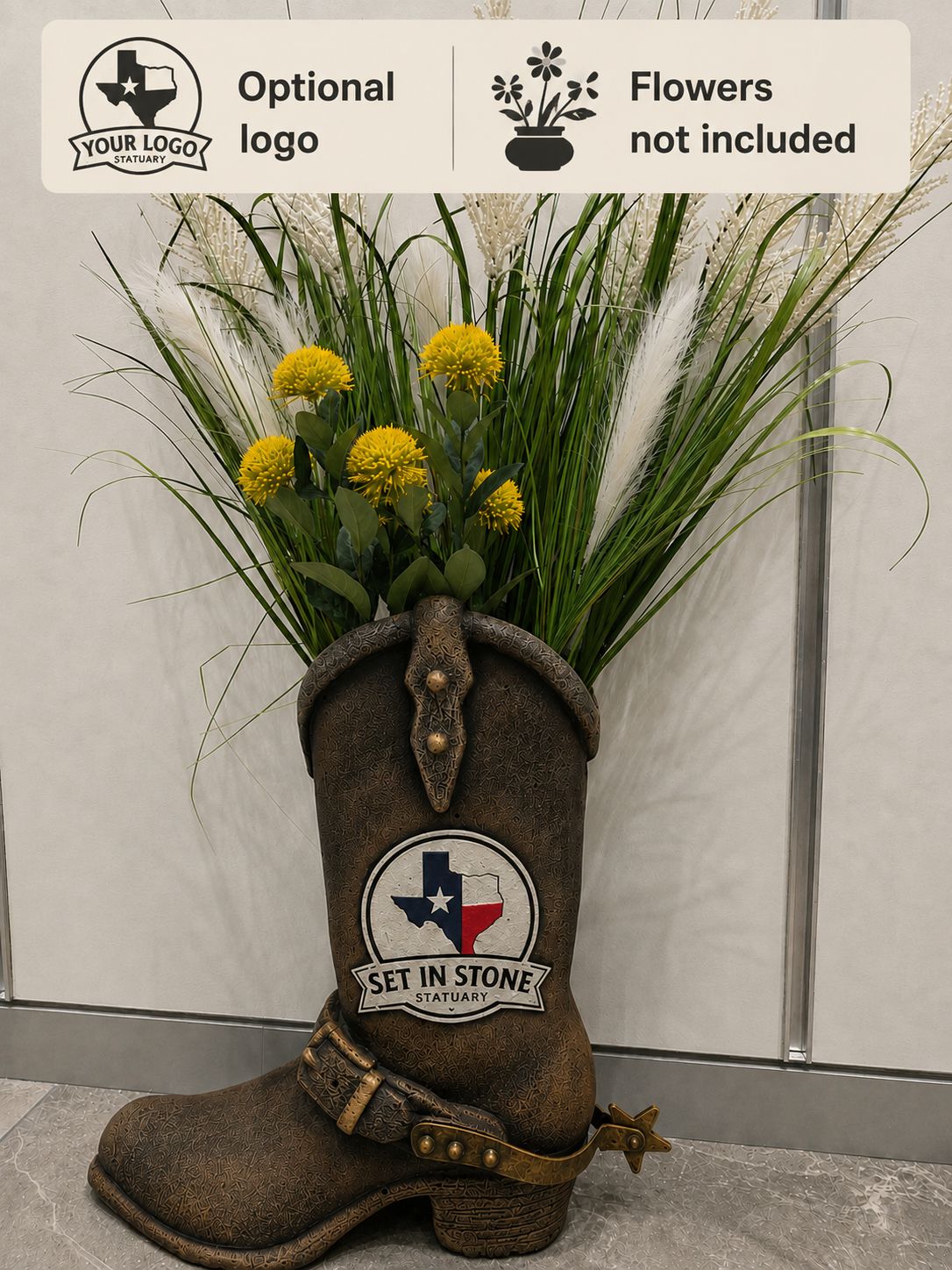 Cowboy Boot Planter