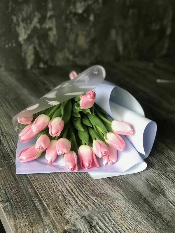 Тюльпан "Непер " розовый гладкий 15шт