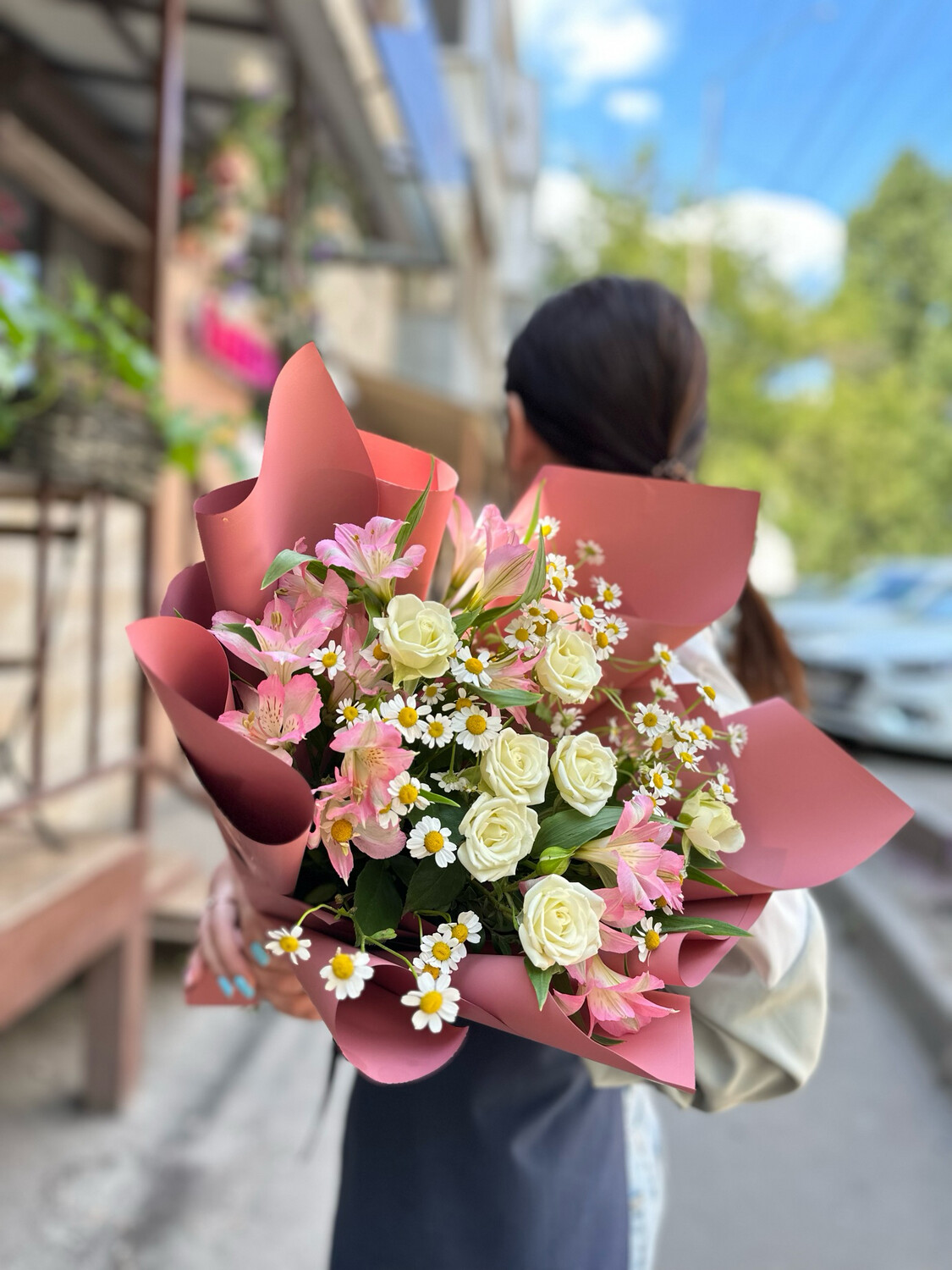 Авторский букет цветов "Асти"