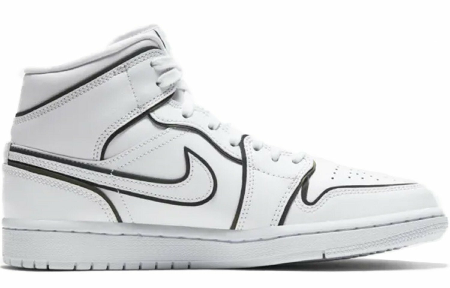 Nike Air Jordan 1 Mid Blancas Reflectantes a 69.95€ | Envío gratis | Pop  Sneakers