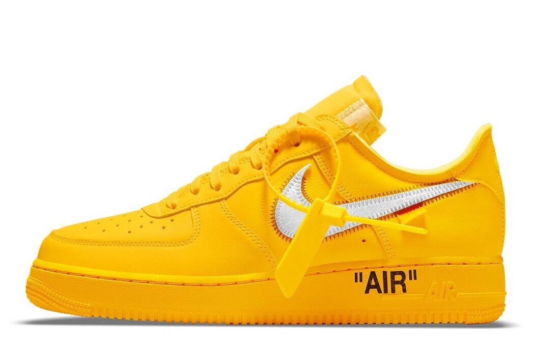 Mediana fútbol americano Mejorar Air Force 1 Low x Off-White "University Gold"