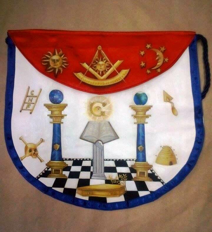 MANDIL PINTADO A MANO