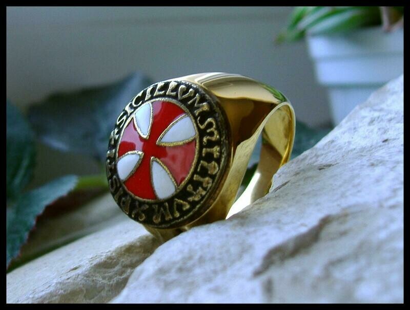 ANILLO  CABALLERO TEMPLARIO