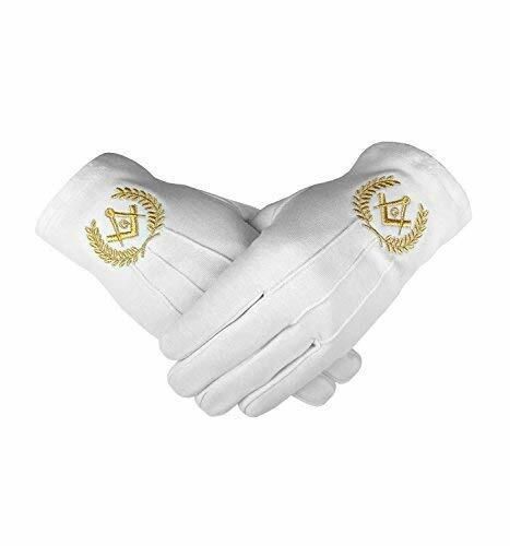 GUANTES 100% ALGODON CON LOGO BORDADO