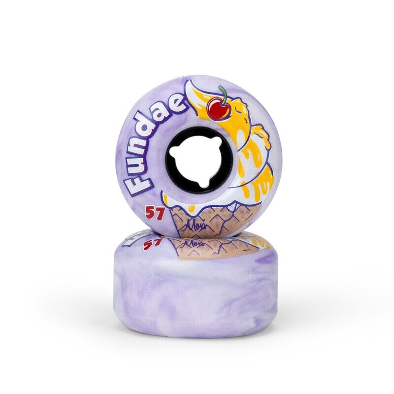 Wheels, Moxi Fundaes, lavender, 57x34mm, 92A, 4er Pack