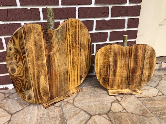 Pumpkins - Wood Grain