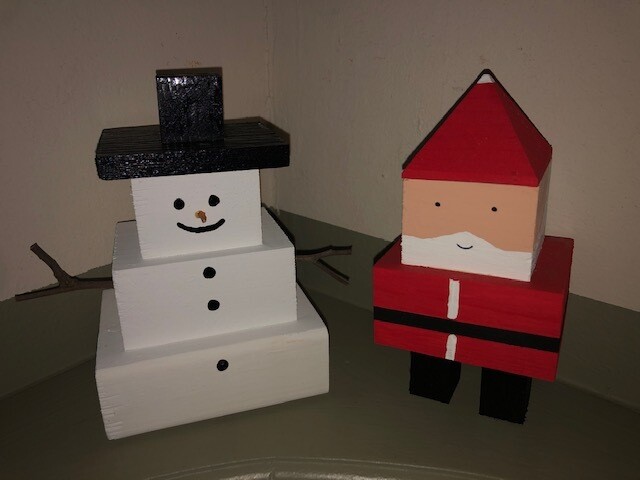 Santa & Snowman Set