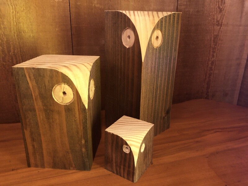 Owls and an Owlet - Set of 3