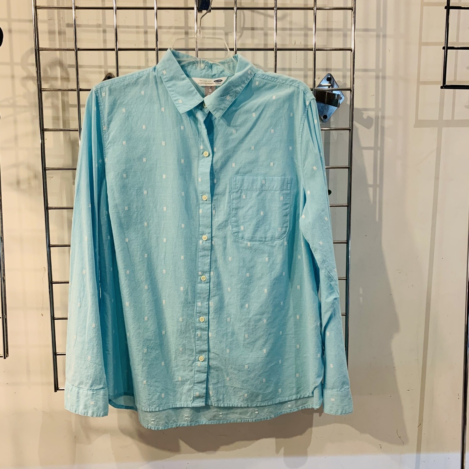 Old Navy Classic Fit Shirt Blue