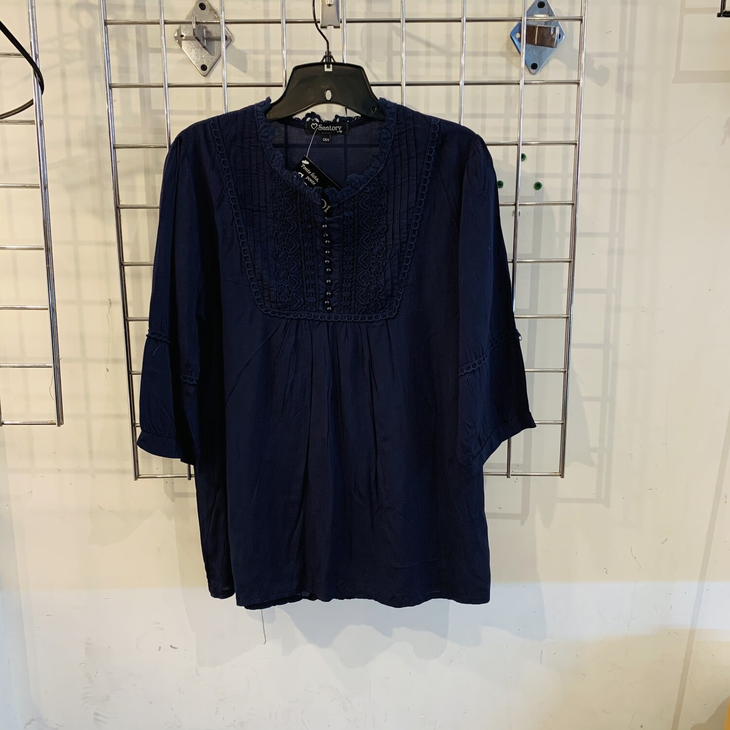 Size Small Santory Blouse Navy