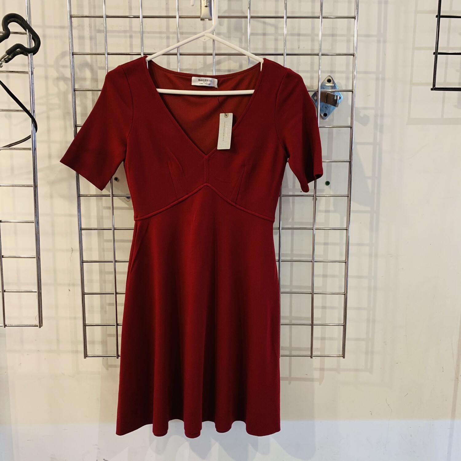 Size XS Anthropologie Bailey/44 Petite SS Dress Red