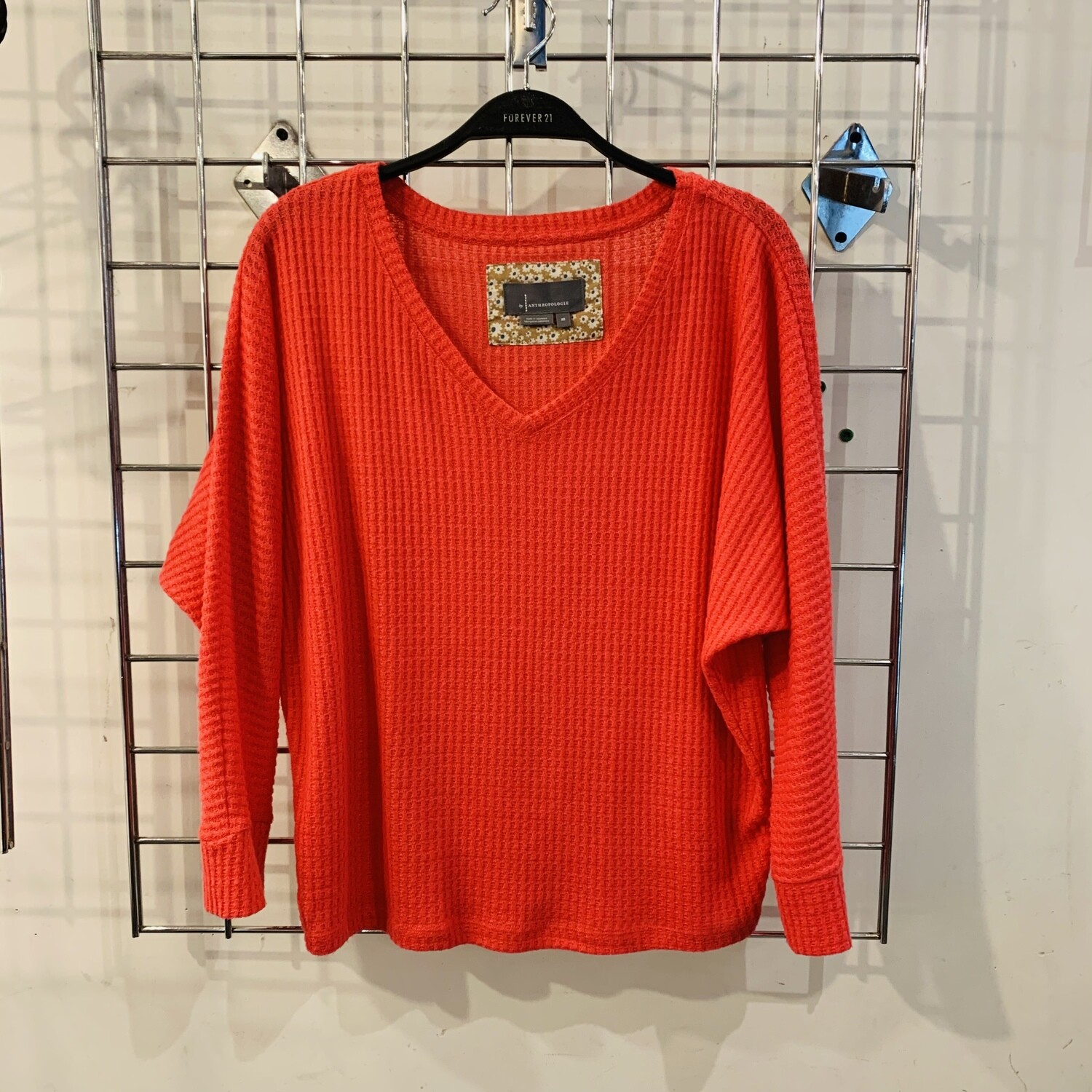 Size XS Anthropologie Waffle Knit Top