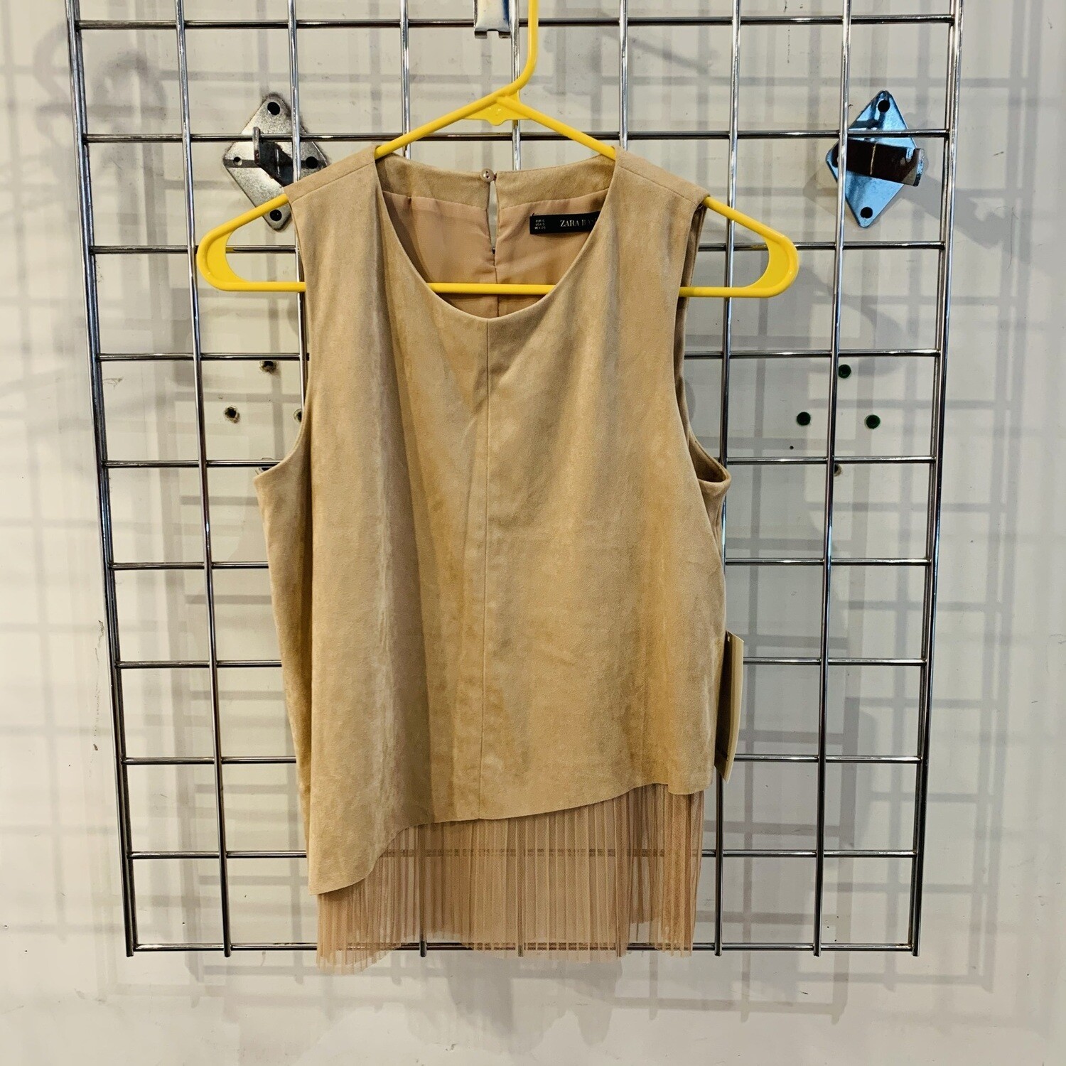 Size Small Zara Faux Suede Top