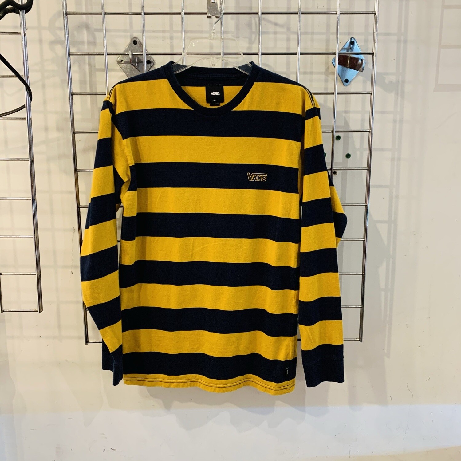 Size Small Vans Striped Long-Sleeve T-Shirt