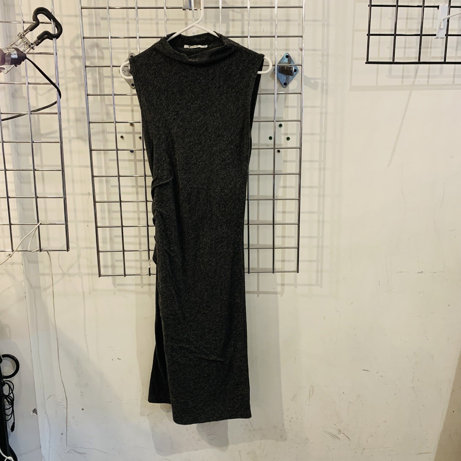 Size Medium T by Alexander Wang Mock Neck Sleeveless Dress