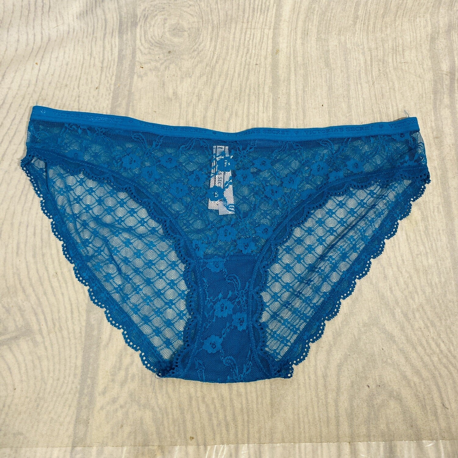 Size Medium Victoria’s Secret Lace Bikini Blue