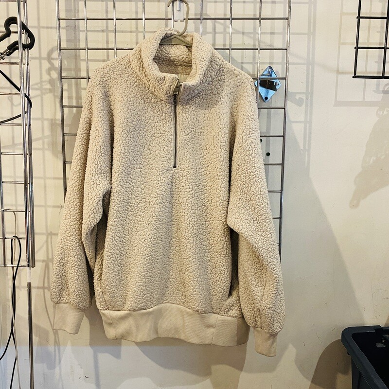 American Eagle ¼ Zip Sherpa Fleece Pullover