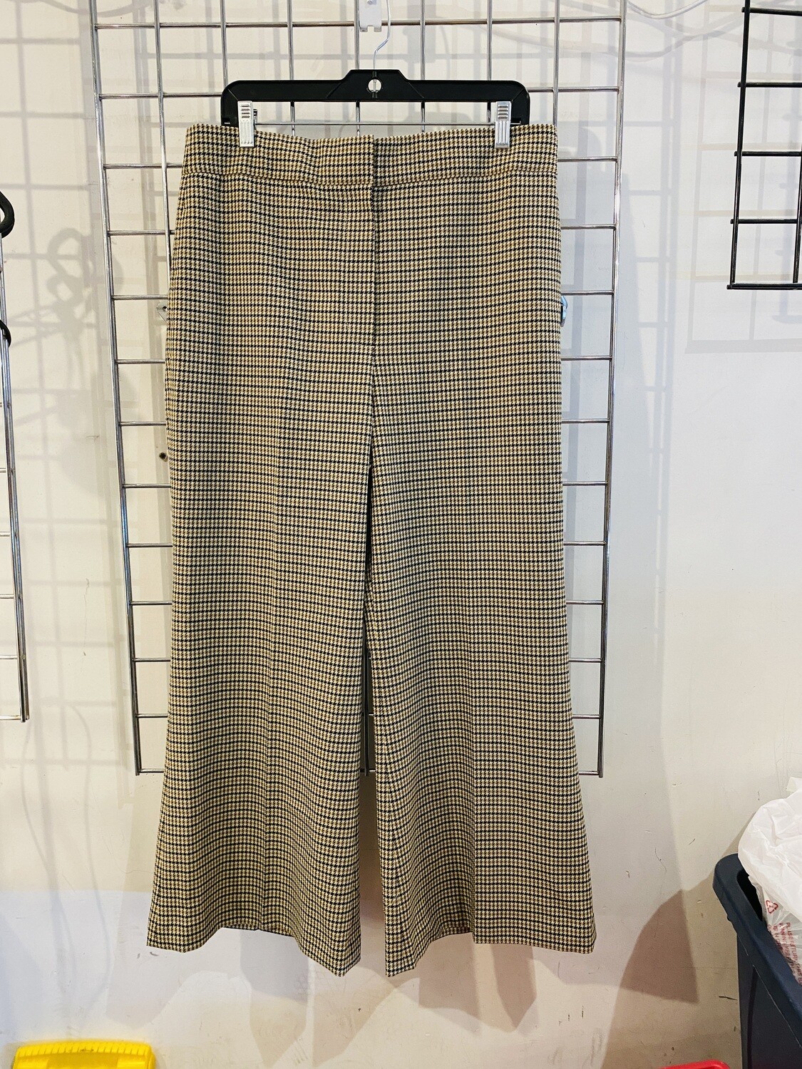 Size 14 Rebecca Taylor Houndstooth Crop Trouser