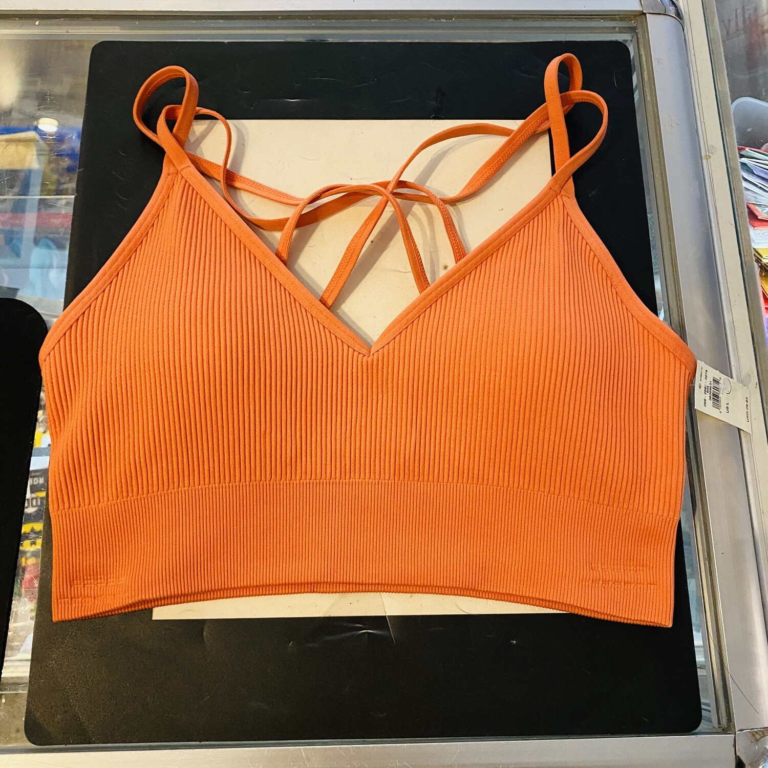 Size Large Aerie Seamless Strappy Padded Bralette