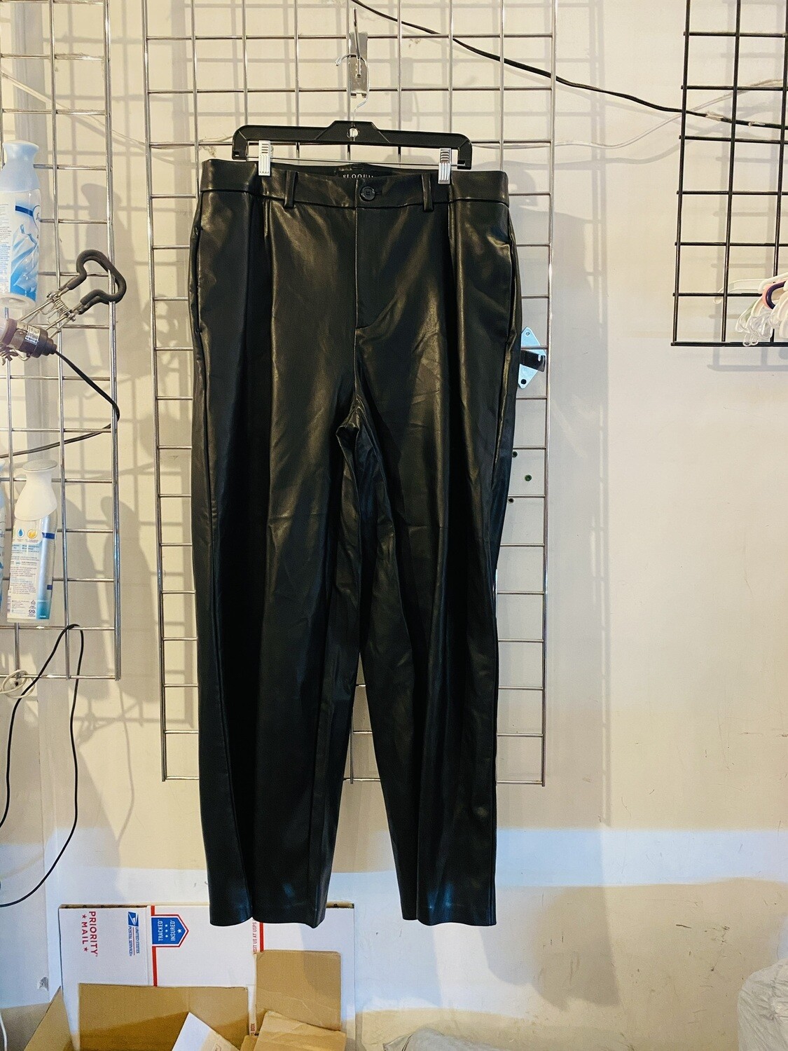 Size 16 Eloquil Faux Leather Pants