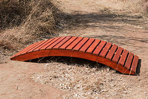 Wooden Feng Shui Bridge Without Rails L1500mm x W900mm