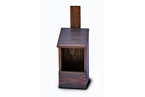 Wooden Tower Nesting Box Open