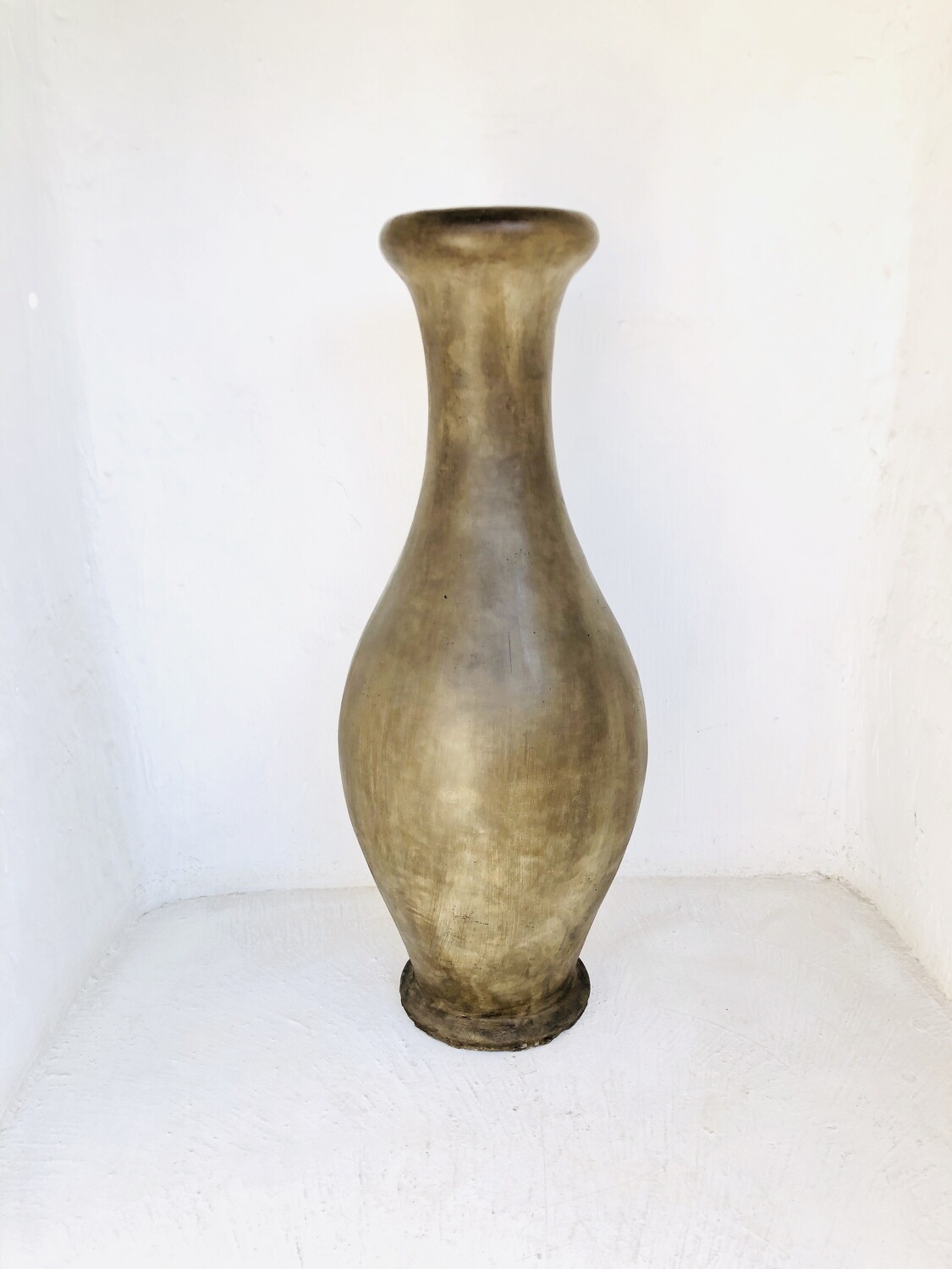 Gracelle Vase Medium Weathered Brown Finish - H1180mm x W400mm - 30kg