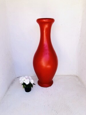 Gracelle Vase Medium Red Finish - H1180mm x W400mm - 30kg